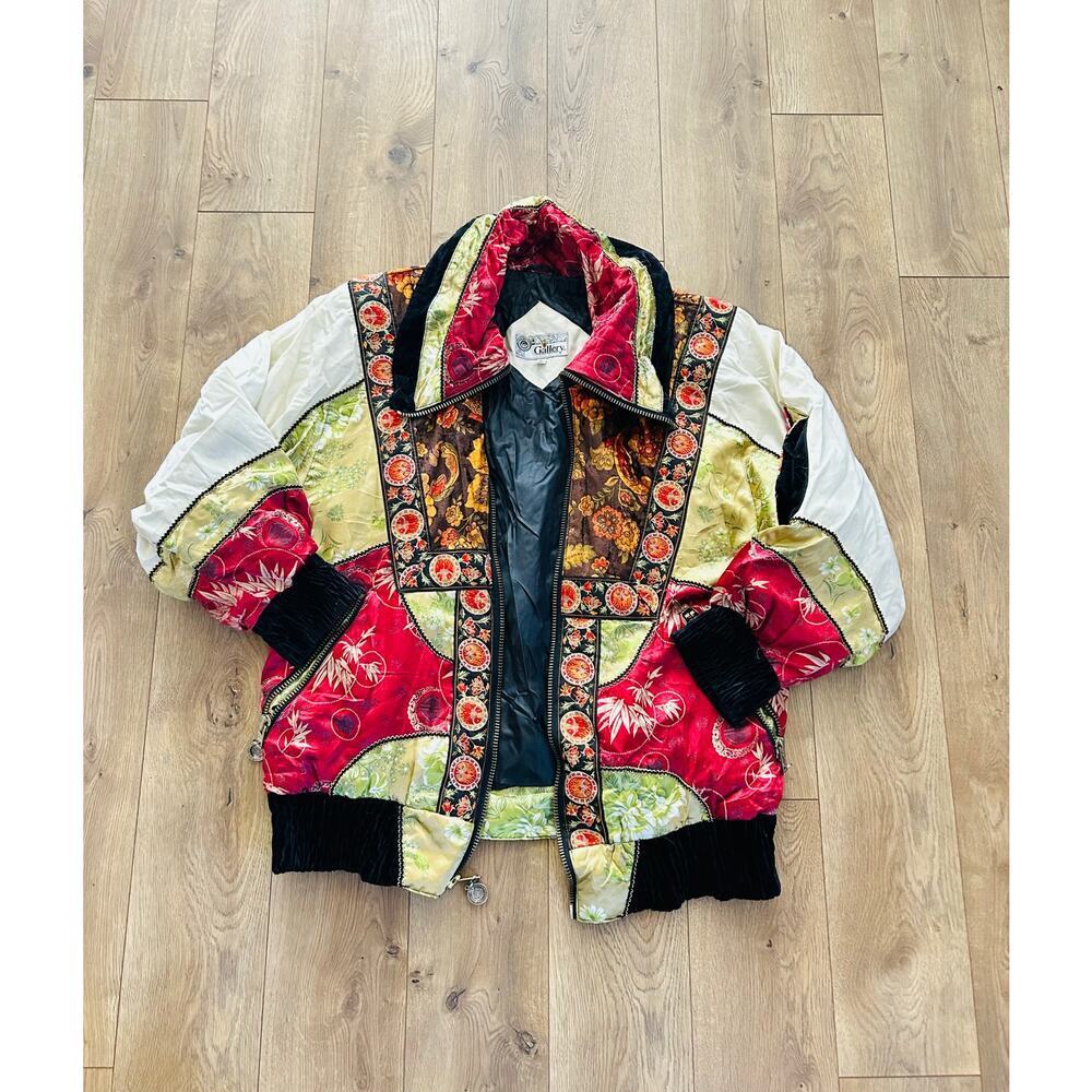 Vintage Patchwork Puffer Jacket